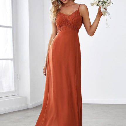 Brinley | Draped Back Sweetheart Floor-Length Bridesmaid Dress