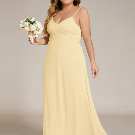 Brinley | Draped Back Sweetheart Floor-Length Bridesmaid Dress