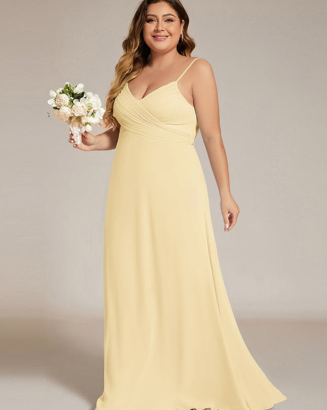 Brinley | Draped Back Sweetheart Floor-Length Bridesmaid Dress