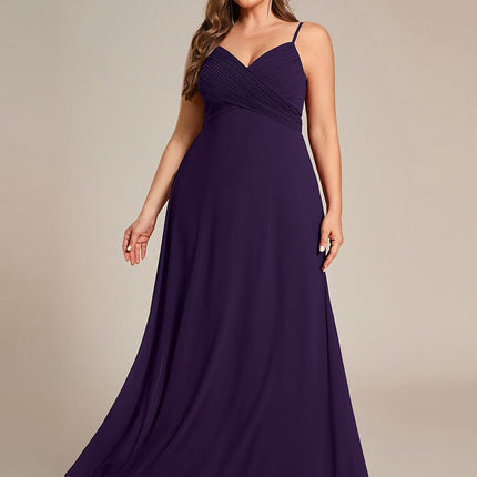 Brinley | Draped Back Sweetheart Floor-Length Bridesmaid Dress