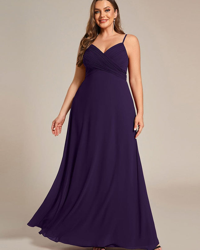 Brinley | Draped Back Sweetheart Floor-Length Bridesmaid Dress