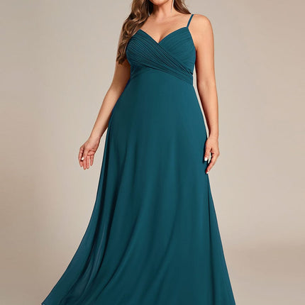 Brinley | Draped Back Sweetheart Floor-Length Bridesmaid Dress