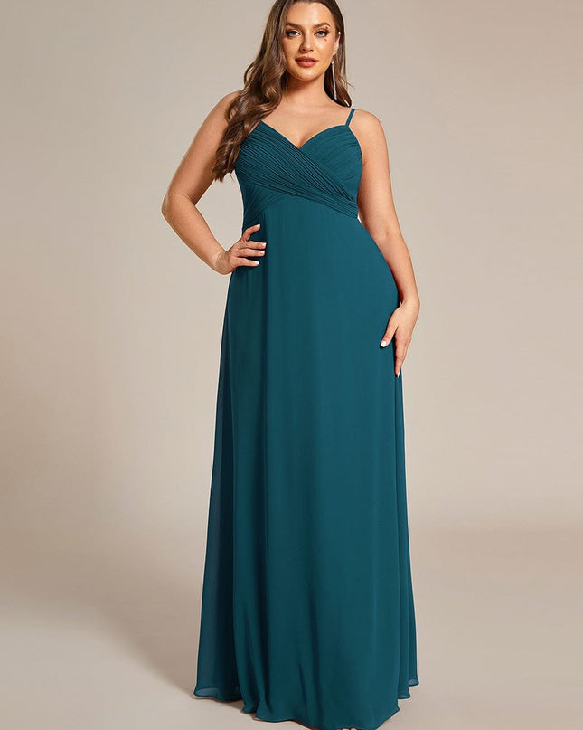 Brinley | Draped Back Sweetheart Floor-Length Bridesmaid Dress
