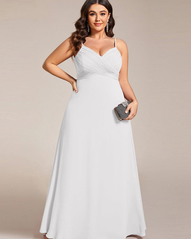 Brinley | Draped Back Sweetheart Floor-Length Bridesmaid Dress