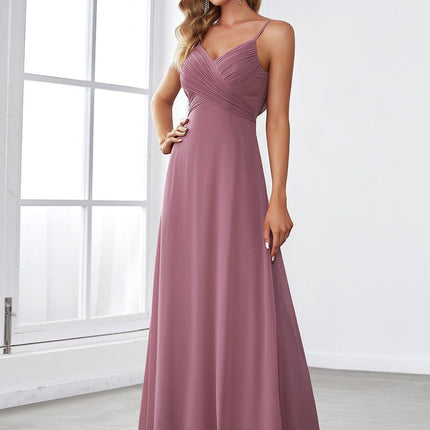 Brinley | Draped Back Sweetheart Floor-Length Bridesmaid Dress