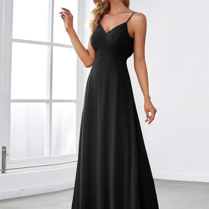 Brinley | Draped Back Sweetheart Floor-Length Bridesmaid Dress