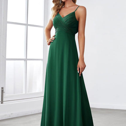 Brinley | Draped Back Sweetheart Floor-Length Bridesmaid Dress