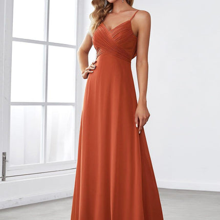 Brinley | Draped Back Sweetheart Floor-Length Bridesmaid Dress