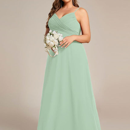 Brinley | Draped Back Sweetheart Floor-Length Bridesmaid Dress