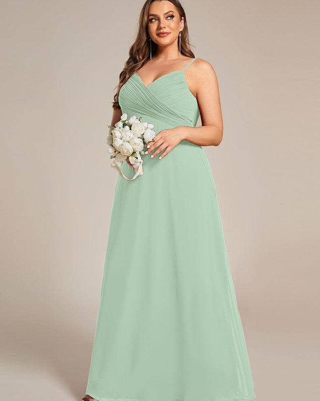 Brinley | Draped Back Sweetheart Floor-Length Bridesmaid Dress