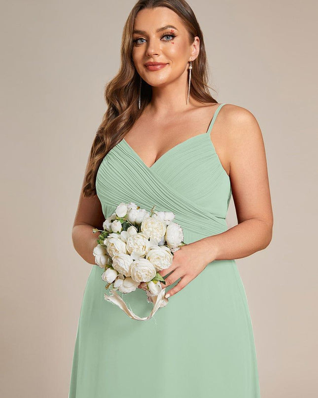 Brinley | Draped Back Sweetheart Floor-Length Bridesmaid Dress