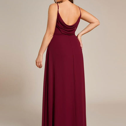Brinley | Draped Back Sweetheart Floor-Length Bridesmaid Dress