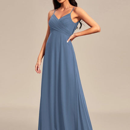 Brinley | Draped Back Sweetheart Floor-Length Bridesmaid Dress