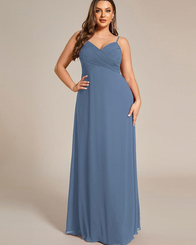Brinley | Draped Back Sweetheart Floor-Length Bridesmaid Dress