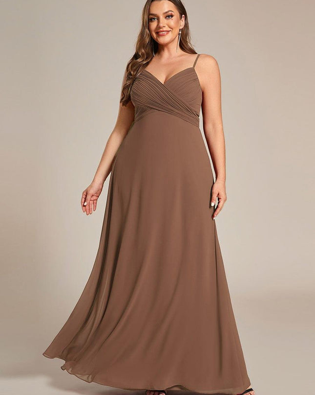 Brinley | Draped Back Sweetheart Floor-Length Bridesmaid Dress