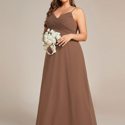 Brinley | Draped Back Sweetheart Floor-Length Bridesmaid Dress