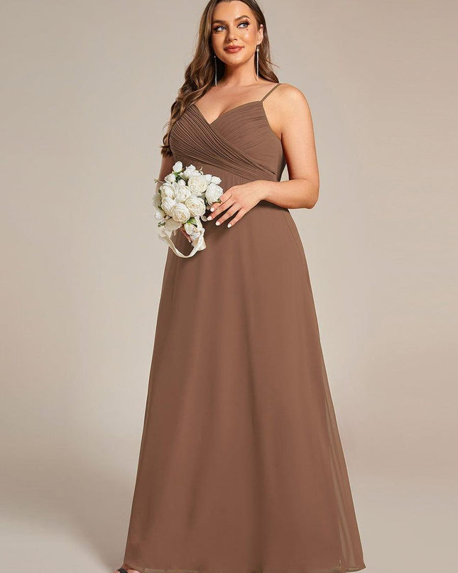 Brinley | Draped Back Sweetheart Floor-Length Bridesmaid Dress