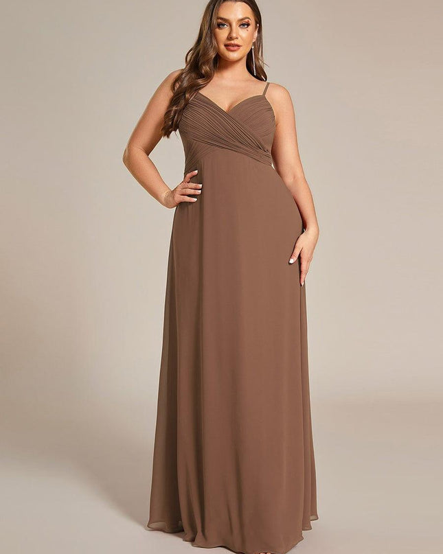 Brinley | Draped Back Sweetheart Floor-Length Bridesmaid Dress