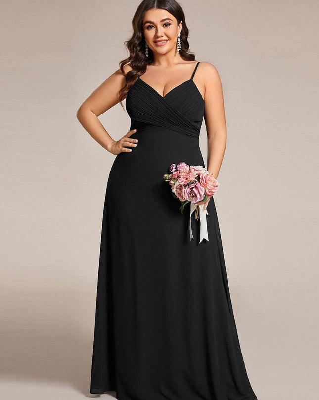 Brinley | Draped Back Sweetheart Floor-Length Bridesmaid Dress
