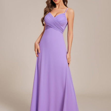 Brinley | Draped Back Sweetheart Floor-Length Bridesmaid Dress