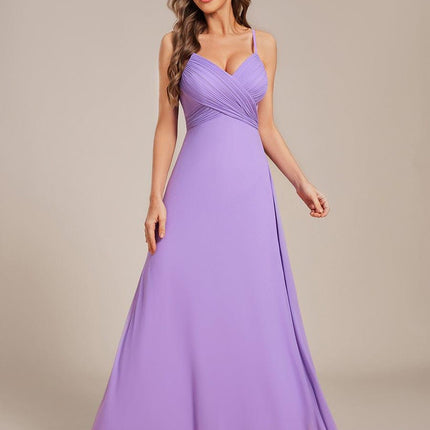 Brinley | Draped Back Sweetheart Floor-Length Bridesmaid Dress
