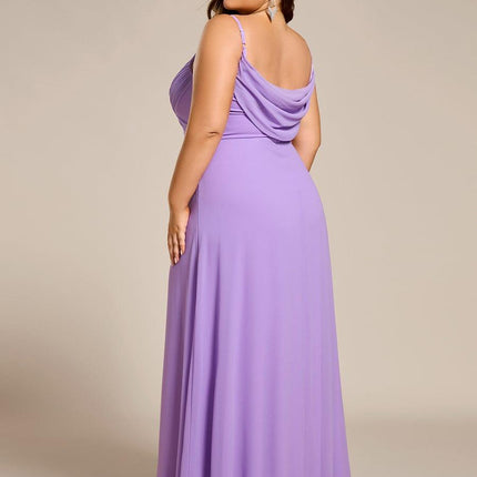 Brinley | Draped Back Sweetheart Floor-Length Bridesmaid Dress
