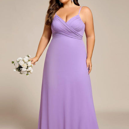 Brinley | Draped Back Sweetheart Floor-Length Bridesmaid Dress