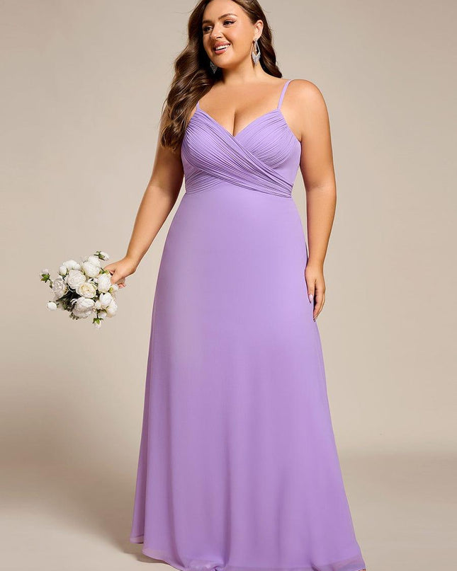 Brinley | Draped Back Sweetheart Floor-Length Bridesmaid Dress