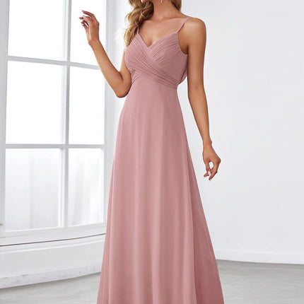 Brinley | Draped Back Sweetheart Floor-Length Bridesmaid Dress