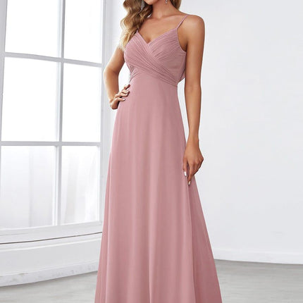 Brinley | Draped Back Sweetheart Floor-Length Bridesmaid Dress