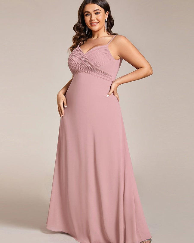 Brinley | Draped Back Sweetheart Floor-Length Bridesmaid Dress