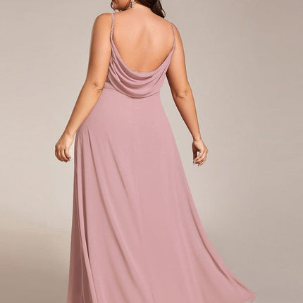 Brinley | Draped Back Sweetheart Floor-Length Bridesmaid Dress