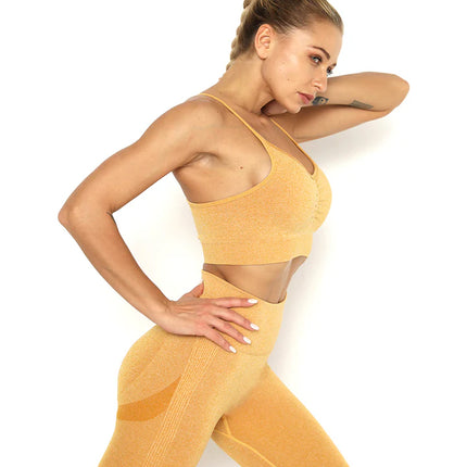 Apex | Seamless Sports Bra – Elevate Your Activewear - Burly Wood