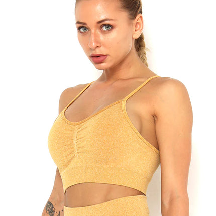 Apex | Seamless Sports Bra – Elevate Your Activewear - Burly Wood