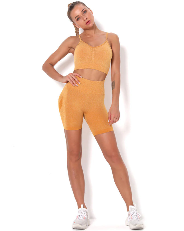 Apex | Seamless Shorts for Women – Natural Performance - Burly Wood