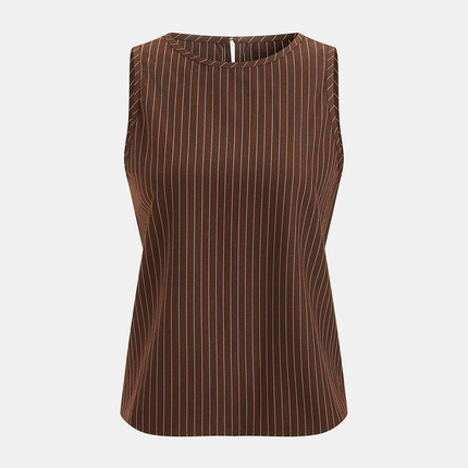 Capri | Tailored Pinstripe Sleeveless Co Ord Set Women