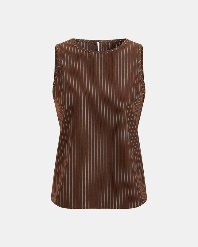 Capri | Tailored Pinstripe Sleeveless Co Ord Set Women