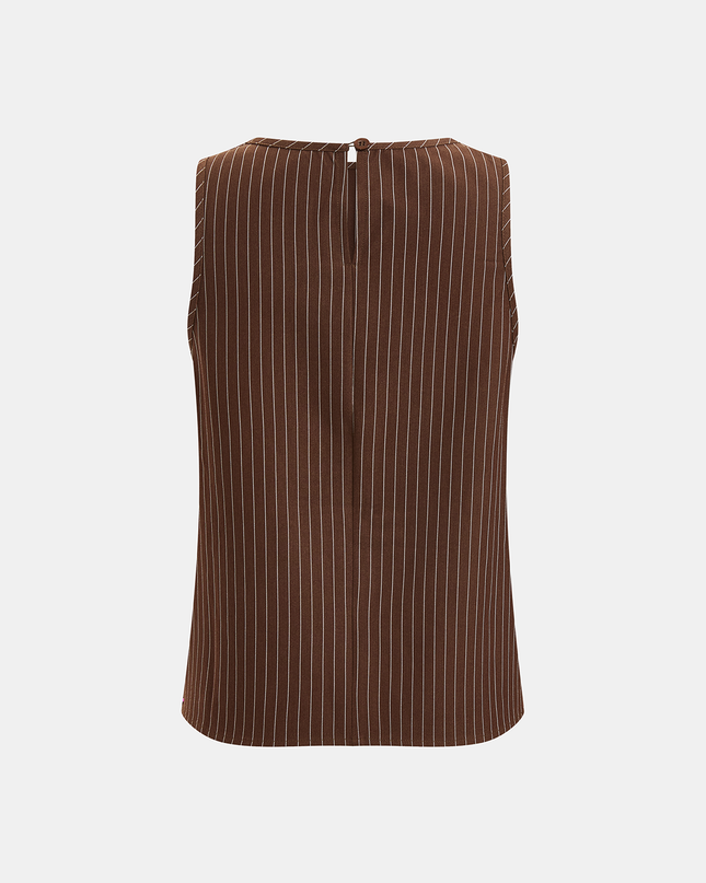 Capri | Tailored Pinstripe Sleeveless Co Ord Set Women