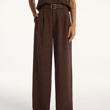 Capri | Tailored Pinstripe Sleeveless Co Ord Set Women