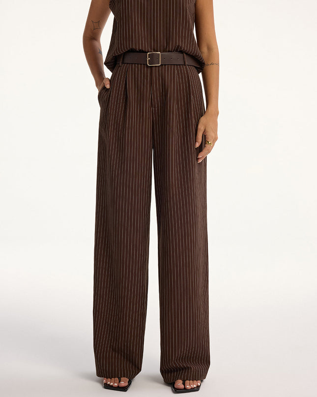 Capri | Tailored Pinstripe Sleeveless Co Ord Set Women