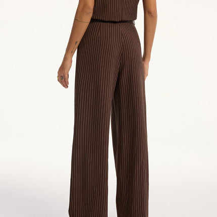 Capri | Tailored Pinstripe Sleeveless Co Ord Set Women