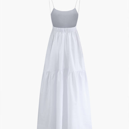 Carolina | Fitted Backless Long Dress