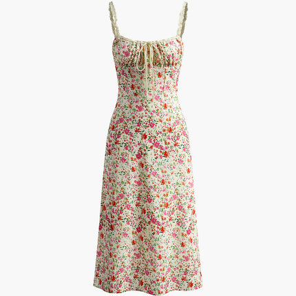 Chiara | Slim Fit Floral Print Cami Summer Dress