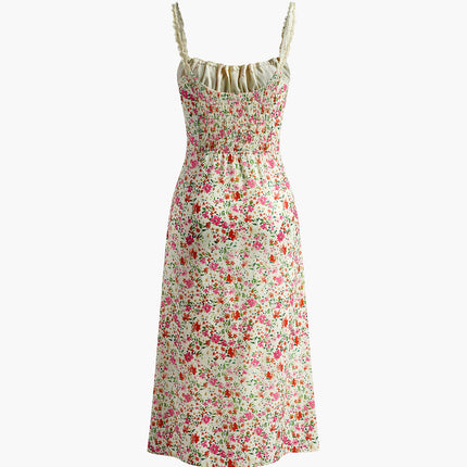 Chiara | Slim Fit Floral Print Cami Summer Dress