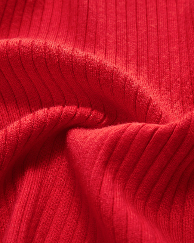 Clarissa | Fitted Ruffled Trim Button-Front Long Sleeve Cardigan