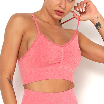 Apex | Seamless Sports Bra – Effortless Comfort & Style - Light Coral