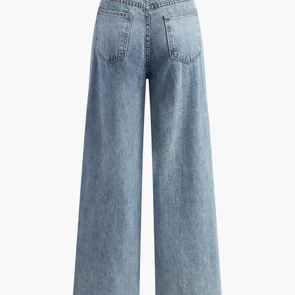 Cosima | Asymmetric Waist Wide-Leg Holiday Pants