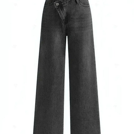 Cosima | Asymmetric Waist Wide-Leg Holiday Pants