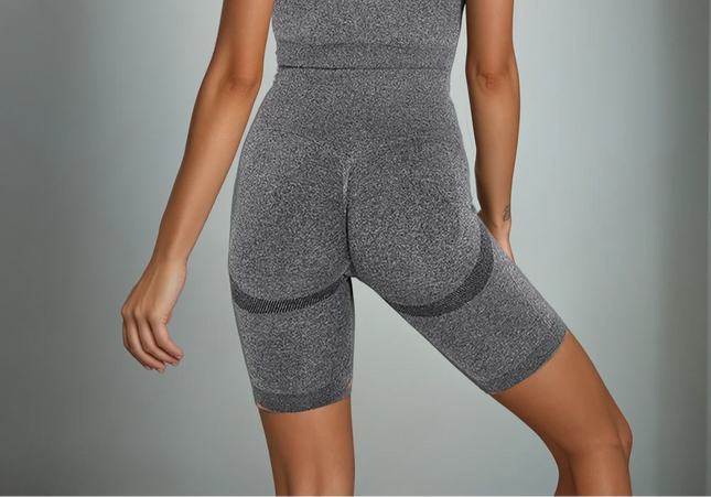 Apex | Seamless Shorts for Women – Sleek Performance in Dim Gray