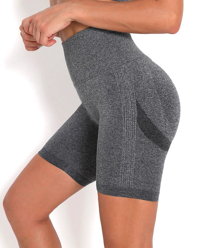 Apex | Seamless Shorts for Women – Sleek Performance in Dim Gray